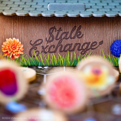 Stalk Exchange Board Game, Beautiful Flower and Gardening Themed Strategy Game, Fast, Fun, Economic, and Competitive, Ages 10+, 2-5 Players, 45+ Min Play Time, Game Design by Christopher Chan 7