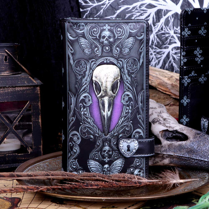 Edgar Allen Poe Nevermore Raven Purse Edgars 18.5cm