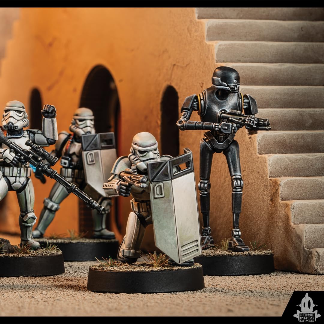 Atomic Mass Games Star Wars: Legion Imperial Riot Control Squad Unit Expansion - Maintain Order! Tabletop Miniatures Strategy Game, Ages 14+, 2 Players, 3 Hour Playtime, Made