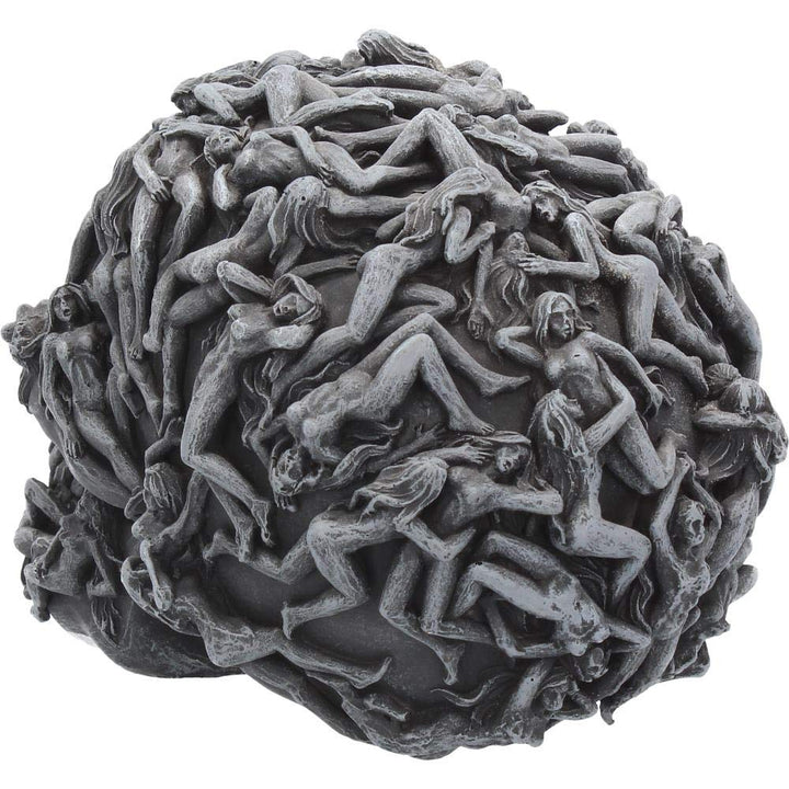 Hells Desire Skull Naked Temptress Ornament Hells 18cm