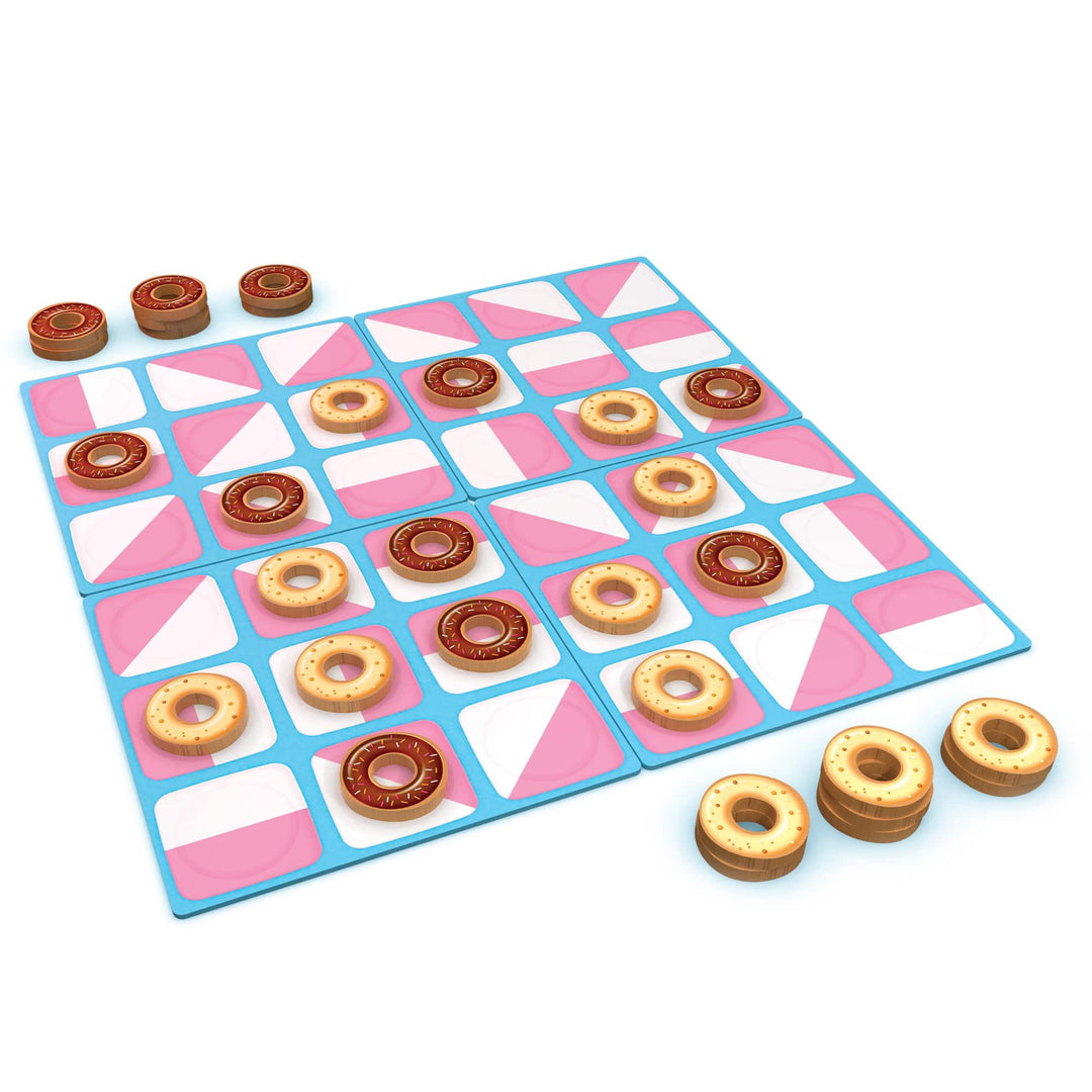 Funforge: Donuts - The Tasty & Tactical Clash for 2 Players, Placement Board Game, Abstract Adult & Family Game, Ages 8+, 10-15 Min