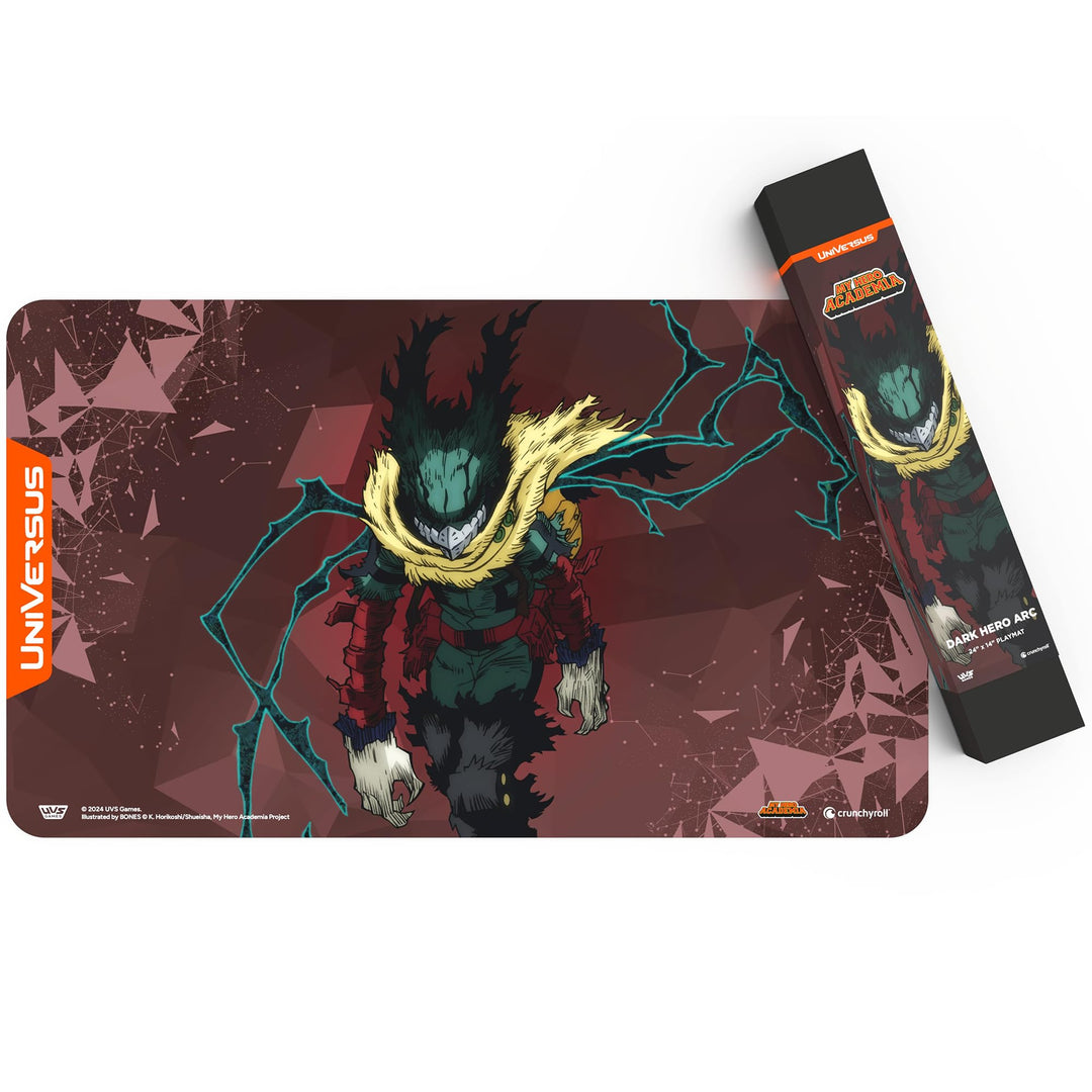 UniVersus: My Hero Academia: Dark Hero Arc Playmat- 24 x 14 Neoprene Mat, Tabletop Card Game Accessory, UVS Games, Officially Licensed