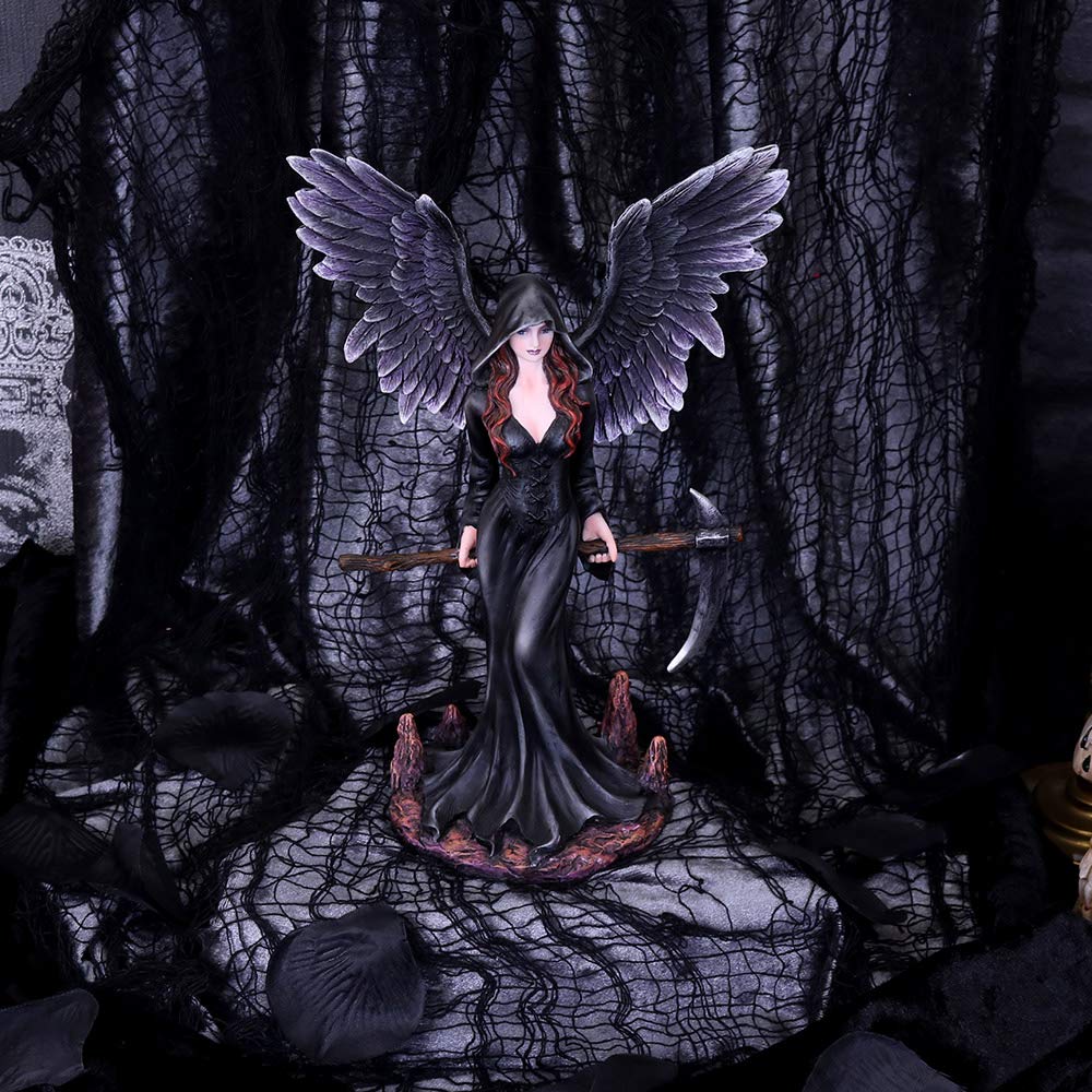 Take my Soul Gothic Female Reaper with Scythe Figurine 23.5cm