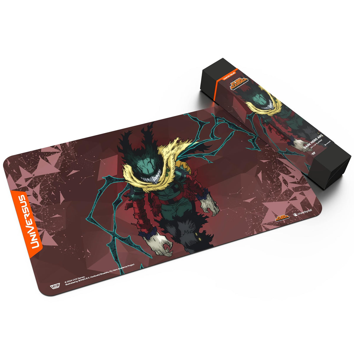 UniVersus: My Hero Academia: Dark Hero Arc Playmat- 24 x 14 Neoprene Mat, Tabletop Card Game Accessory, UVS Games, Officially Licensed 2