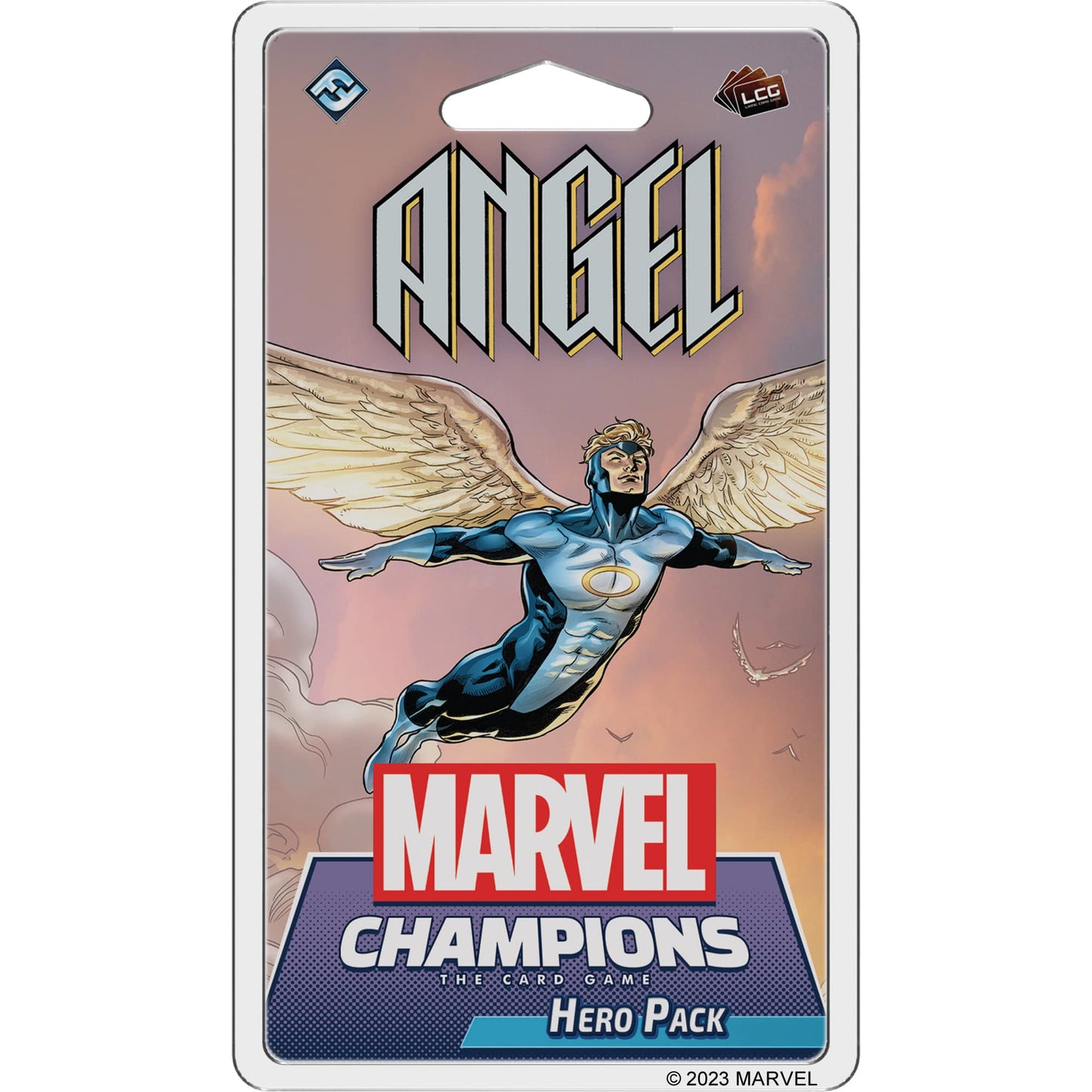 Marvel Champions The Card Game Angel HERO PACK - Superhero Strategy Game, Cooperative Game for Kids and Adults, Ages 14+, 1-4 Players, 45-90 Minute Playtime, Made by Fantasy Flight Games 1