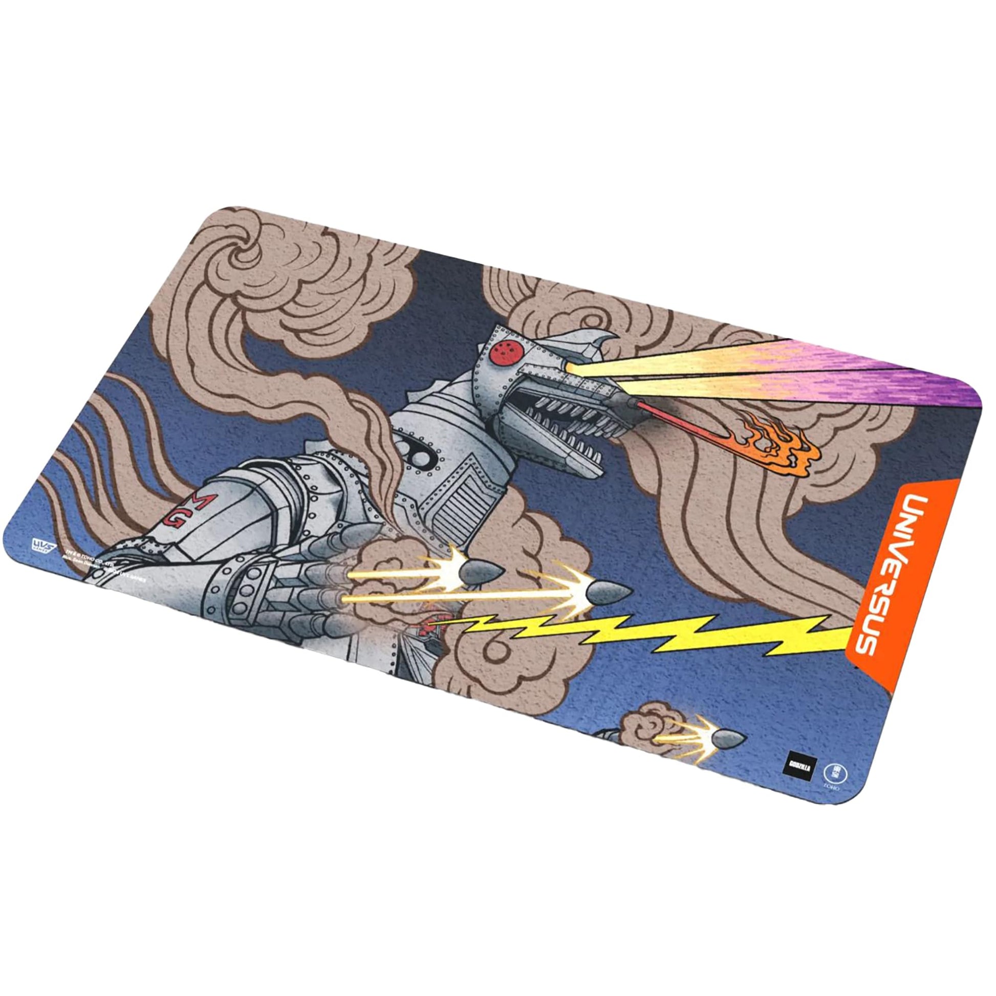 UniVersus Godzilla Challenger Series - Mechagodzilla - Bionic Menace Playmat - 24x14 Neoprene Mat, Tabletop Card Game Accessory, UVS Games, Licensed 3