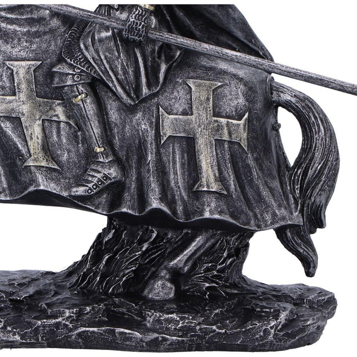 To Protect Figurine a Templar Knight Ready for Battle 16cm