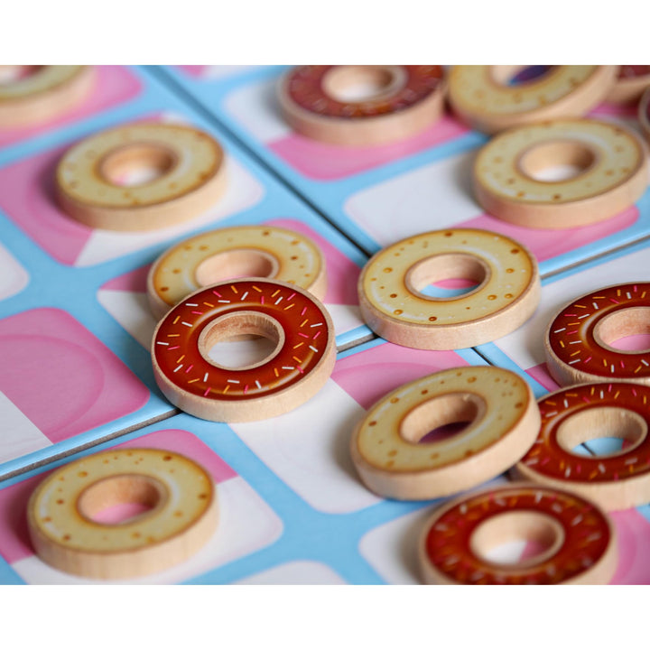 Funforge: Donuts - The Tasty & Tactical Clash for 2 Players, Placement Board Game, Abstract Adult & Family Game, Ages 8+, 10-15 Min