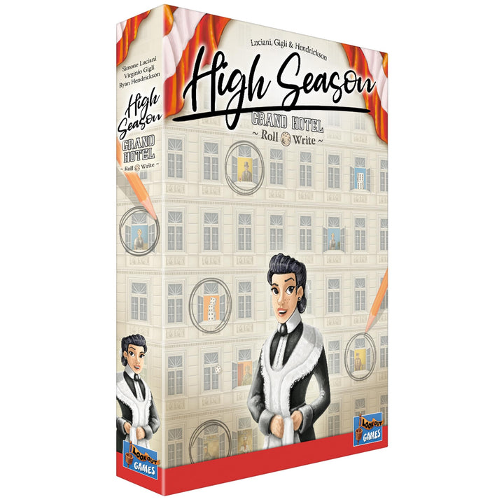 Grand Austria Hotel: High Season Roll & Write Board Game - Vienna's Top Hotel Experience! Strategy Game for Kids & Adults, Ages 12+, 2-4 Players, 45 Minute Playtime, Made by Lookout Games