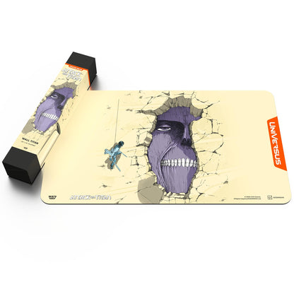 UniVersus Attack on Titan: Battle for Humanity - Wall Titan Playmat - 24 x 14 Neoprene Mat, Tabletop Card Game Accessory, UVS Games, Licensed 5