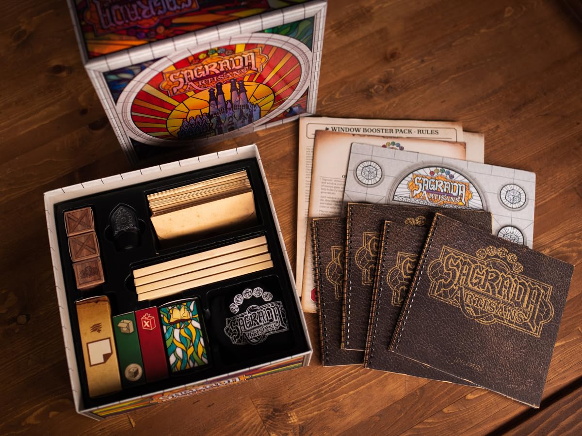 Sagrada Artisans - A Strategy Game Based on The Award-Winning Board Game, Sagrada! | Family Board Game for Kids & Adults | Ages 10 and Up | for 2 to 4 Players | Easy to Learn 5