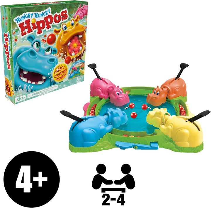 Hungry Hungry Hippos Kids Action Board Game by Hasbro UK