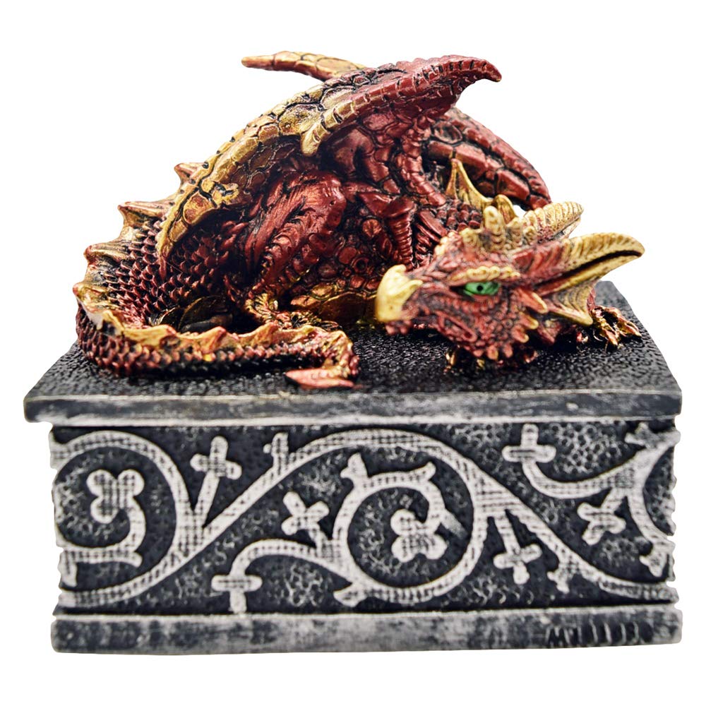 Dragons Safehold Box Set of 4 Trinket Boxes 8.4cm 6