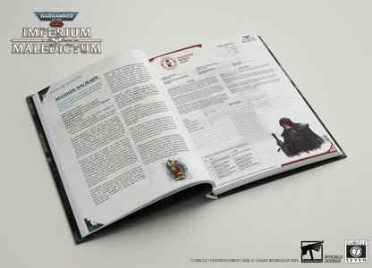 Imperium Maledictum Inquisition GMs Guide Warhammer 40000 Roleplay Roleplaying Game by Cubicle Seven 7