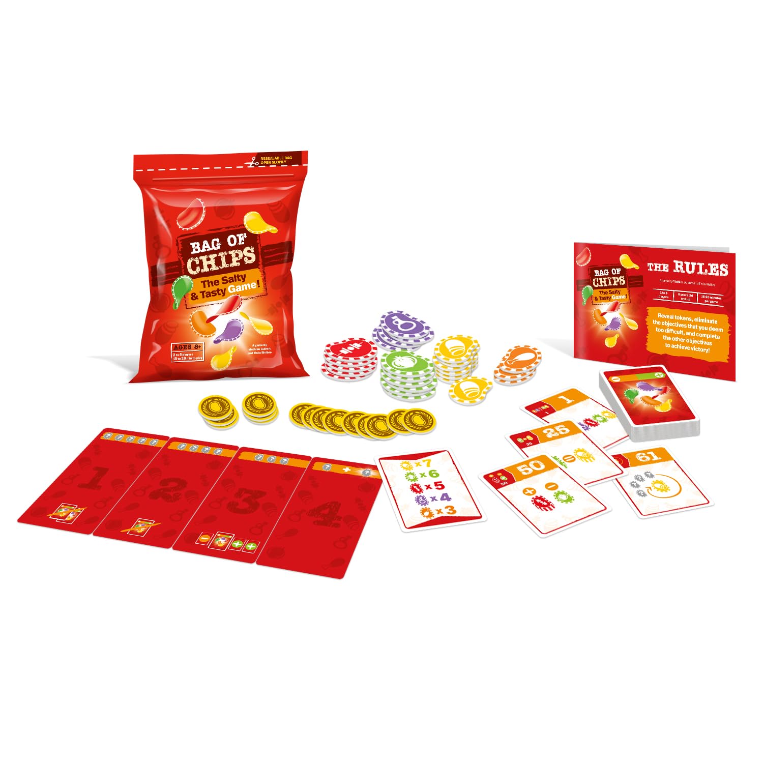 Mixlore | Bag Of Chips | Card Game | Ages 8 plus | 2-5 Players | 15 plus Minutes Playing Time 2