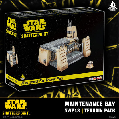 Atomic Mass Games Star Wars Shatterpoint Maintenance Bay Terrain Pack - Enhance Gameplay! Tabletop Miniatures Game for Kids and Adults, Ages 14+, 2 Players, 90 Minute Playtime, Made 4