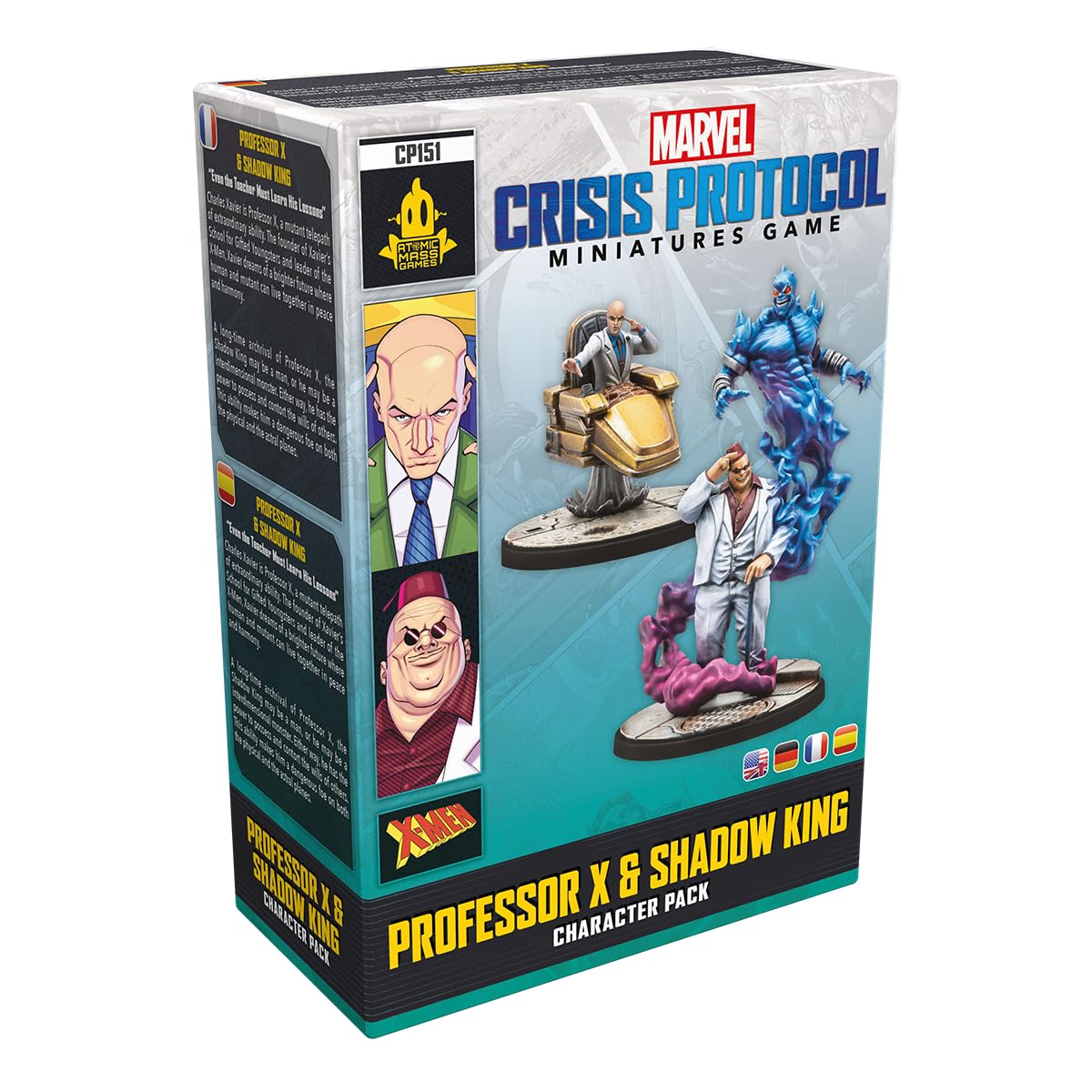 Marvel: Crisis Protocol Professor X & Shadow King Character Pack - Mystic Manipulators with Unique Abilities! Tabletop Superhero Game, Ages 14+, 2 Players, 90 Min Playtime, Made by Atomic Mass Games 1