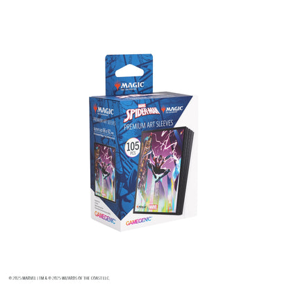 Gamegenic MTG Marvels Spider Man Premium Art Sleeves Spider Man Miles Morales Gaming Accessory 6