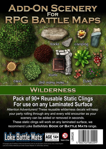 Add on Scenery Wilderness Roleplaying Game by Loke Battlemats 2