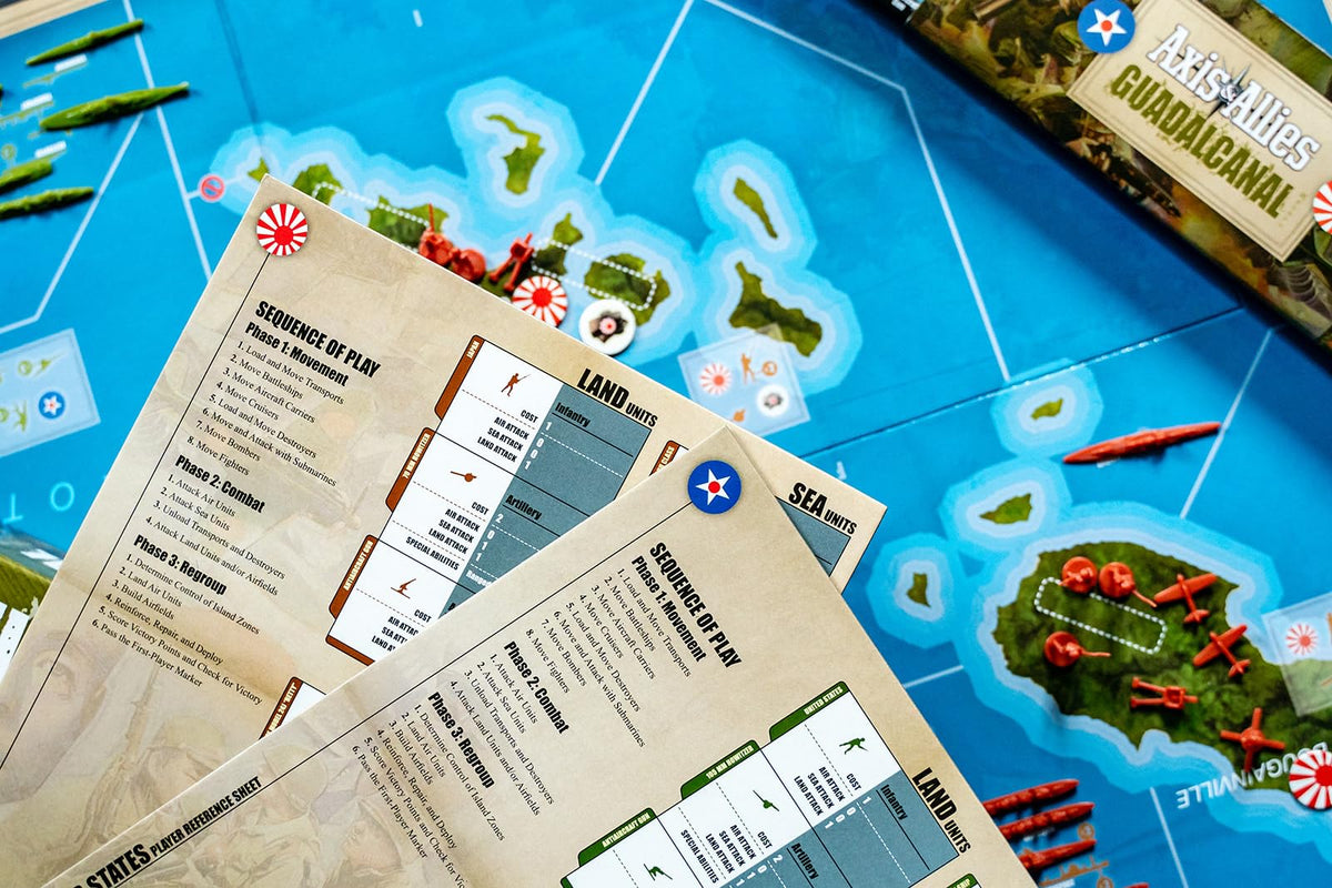 Renegade Game Studios Axis & Allies: Guadalcanal Strategy Board Game for 2 Players | Ages 12+ | 120-80 Min 4
