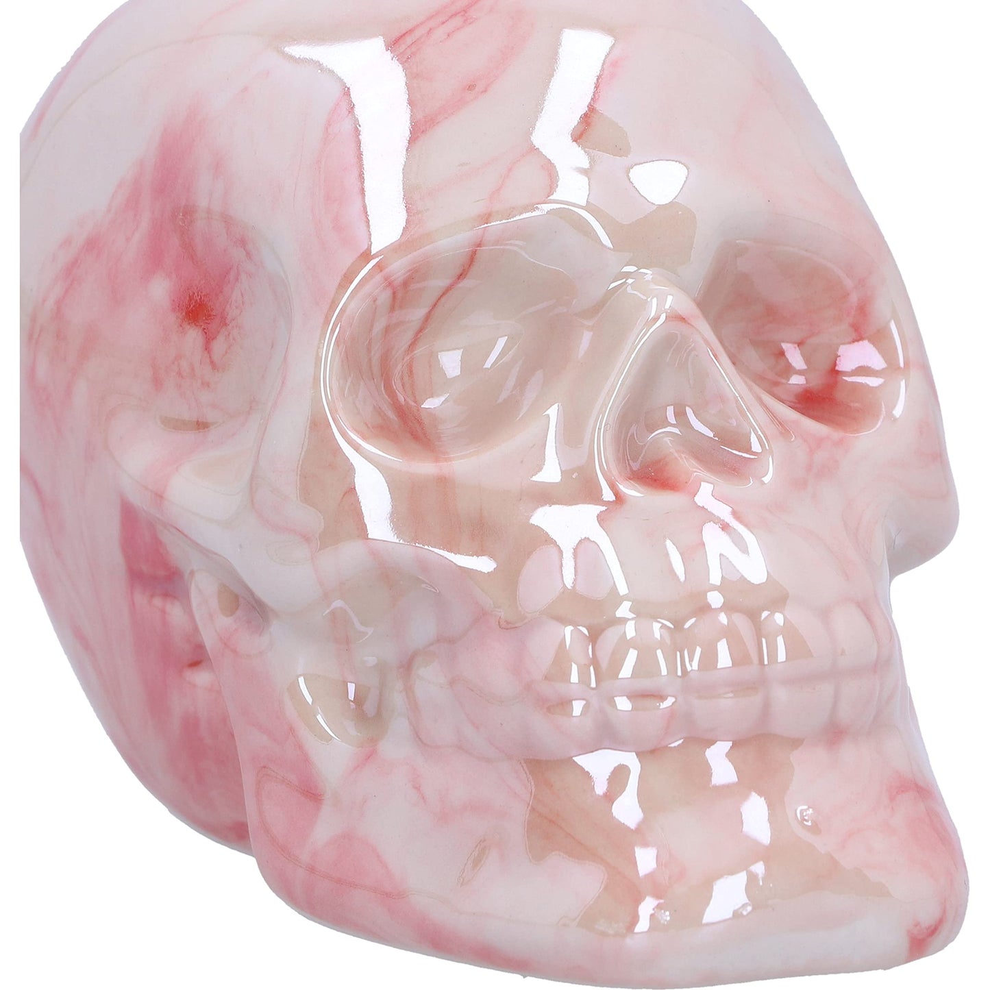 Marbellum Pink Marble Skull Small 7cm 2