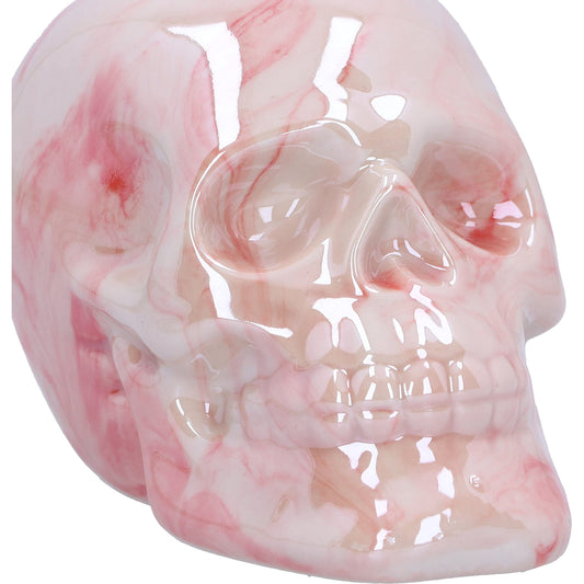 Marbellum Pink Marble Skull Small 7cm 2