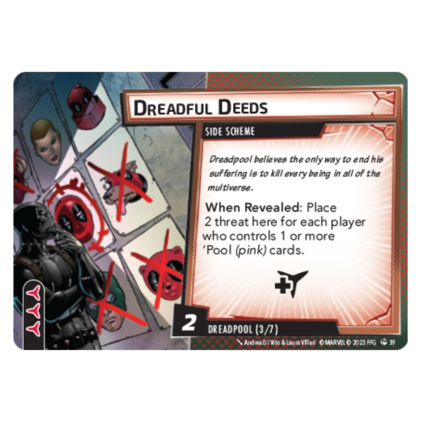 Marvel Champions The Card Game Deadpool EXPANDED HERO PACK - Superhero Strategy Game, Cooperative Game for Kids and Adults, Ages 14+, 1-4 Players, 45-90 Minute Playtime, Made by Fantasy Flight Games 5