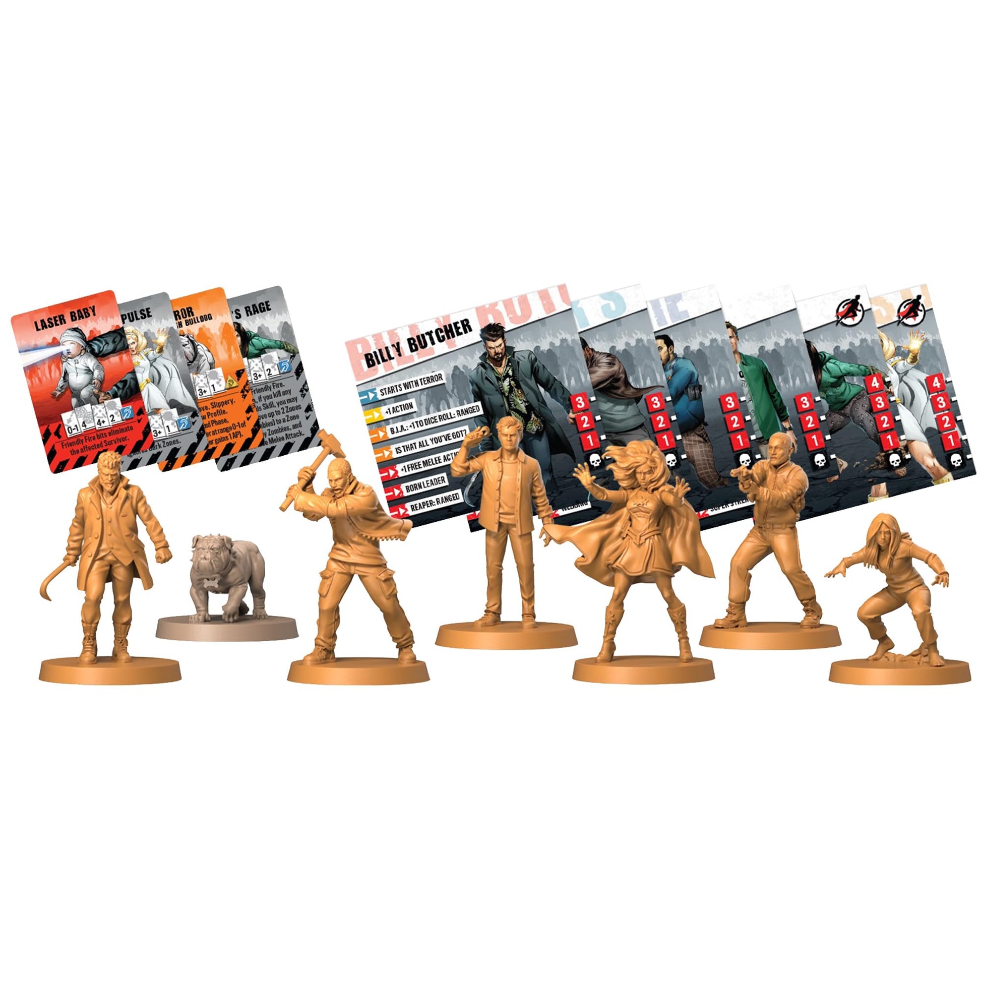 Zombicide The Boys Character Pack #2 - Diverse Heroes & Unique Companions! Cooperative Strategy Board Game for Ages 14+, 1-6 Players, 60 Minute Playtime, Made by CMON 3