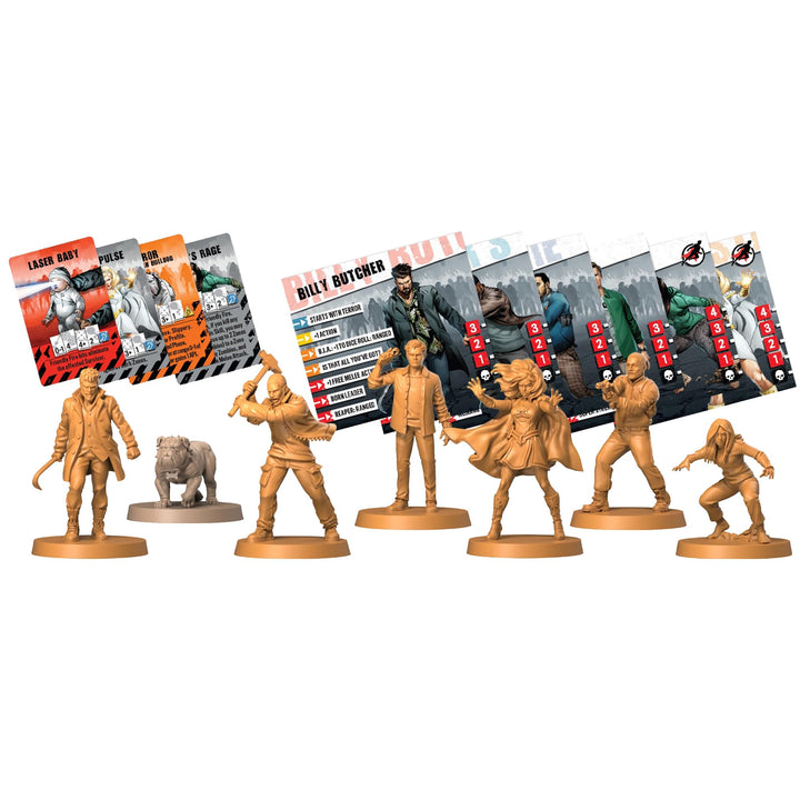 Zombicide The Boys Character Pack #2 - Diverse Heroes & Unique Companions! Cooperative Strategy Board Game for Ages 14+, 1-6 Players, 60 Minute Playtime, Made by CMON