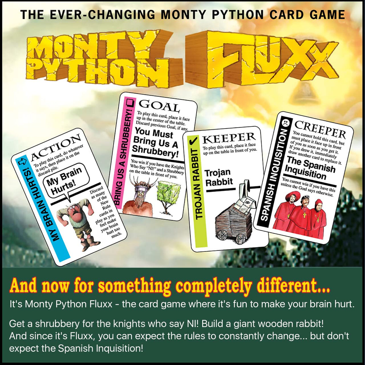 Monty Python Fluxx Board Game by Looney Labs 4
