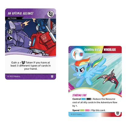 Renegade Games: My Little Pony: DBG Collision Course A Transformers Crossover Expansion - Adventures in Equestria Deck-Building, Ages 14+, 1-4 Players 3
