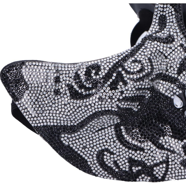 Jewelled Masquerade Silver 17.5cm Mask for Cosplay 7