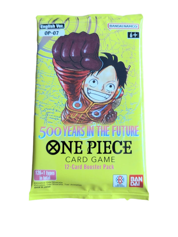 One Piece TCG - Trading Card Game - OP-07 500 Years in the Future - Booster Pack with 12 Cards, English