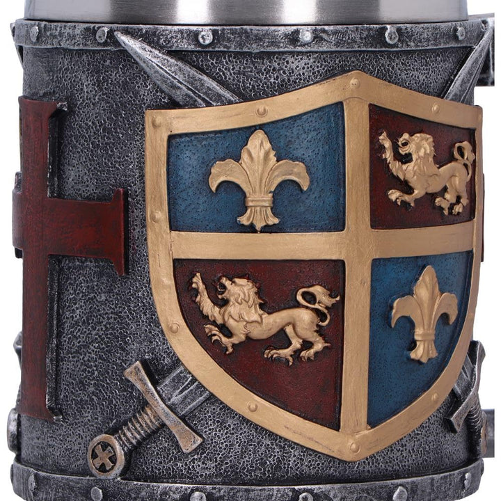Heraldic Tankard a Majestic Blend of Tradition and Craftsmanship 18cm