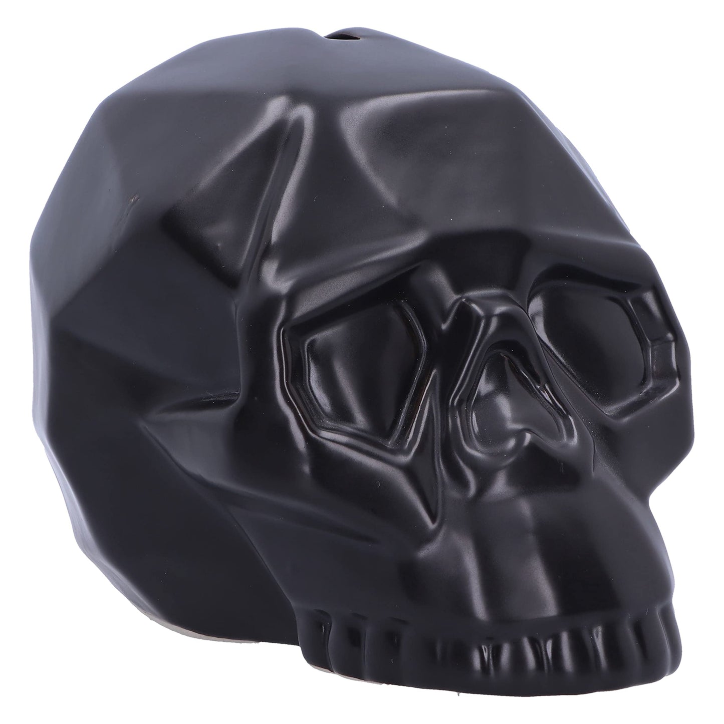 Geometric Black Skull Money Box 11.6cm 2