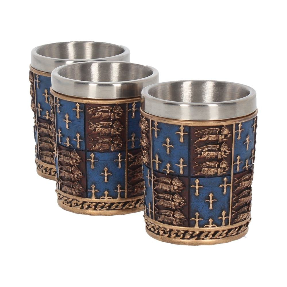 Medieval Edwardian Set of 4 Shot Glasses 4