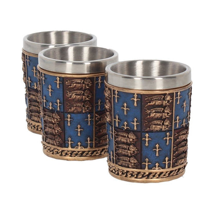 Medieval Edwardian Set of 4 Shot Glasses 4