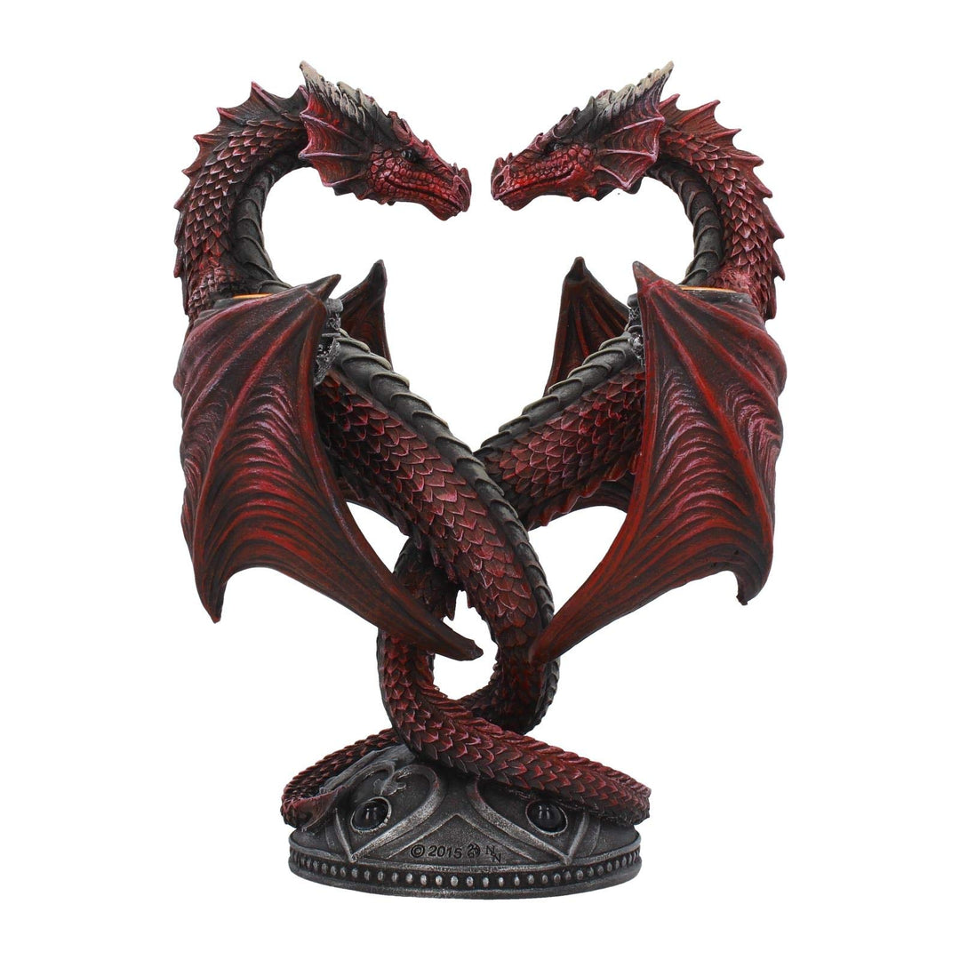 Dragon Heart Anne Stokes Valentines Edition Romantic Gothic Candle Holder 23cm