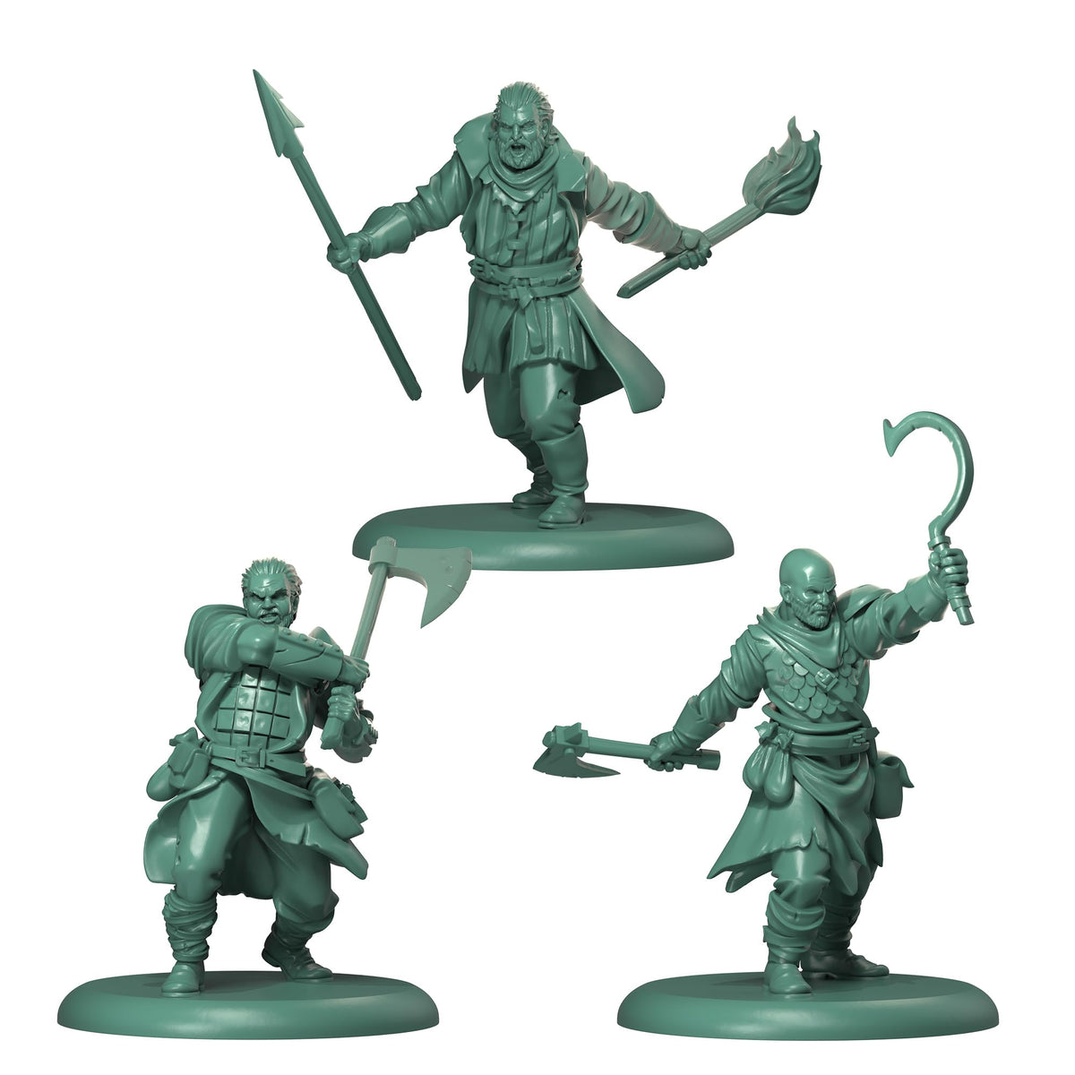 CMON A Song of Ice and Fire Tabletop Miniatures Stony Shore Pillagers Unit Box - House Greyjoy Resilient Raiders! Strategy Game for Adults, Ages 14+, 2+ Players, 45-60 Minute Playtime, Made 3