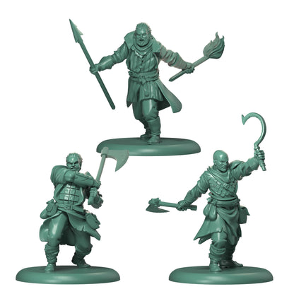 CMON A Song of Ice and Fire Tabletop Miniatures Stony Shore Pillagers Unit Box - House Greyjoy Resilient Raiders! Strategy Game for Adults, Ages 14+, 2+ Players, 45-60 Minute Playtime, Made 3