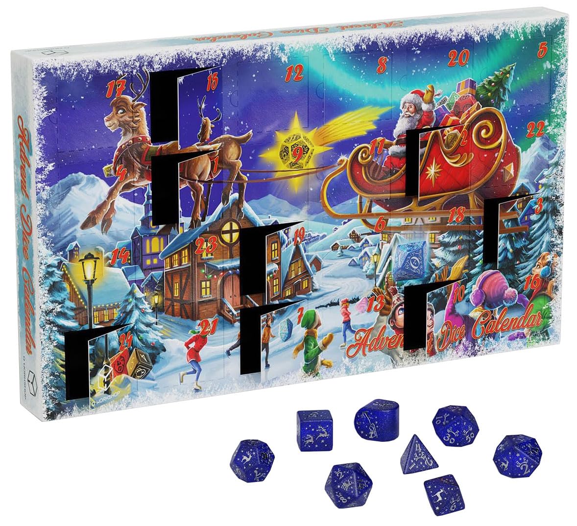 Advent Dice Calendar #04 by Q-Workshop, Dice Board Game 2