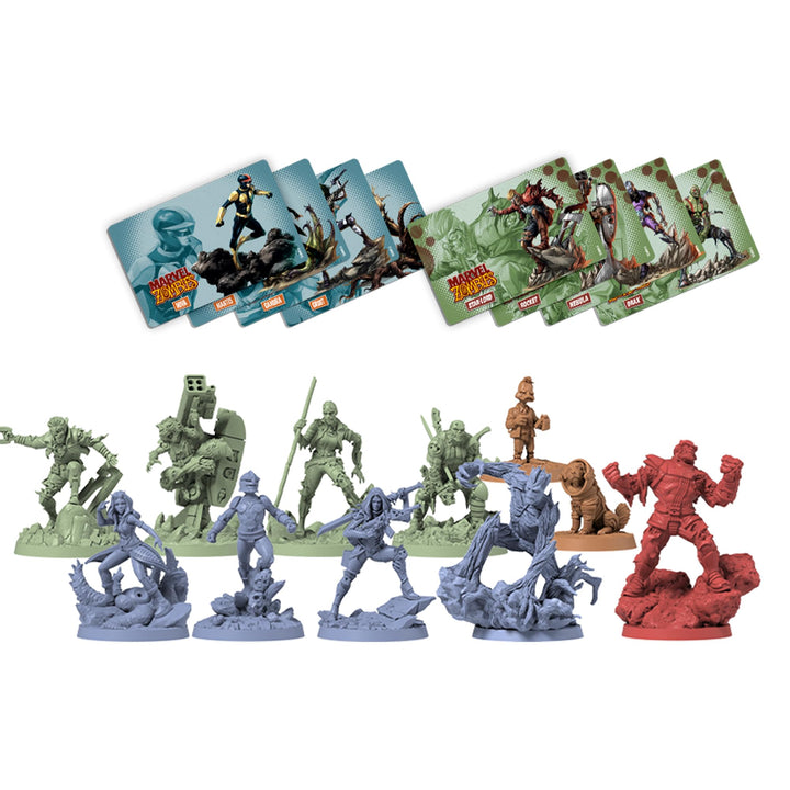 Marvel Zombies: A Zombicide Game - Guardians of The Galaxy - Fight The Undead Threat in The Depths of Space! Cooperative Strategy Game, Ages 14+, 1-6 Players, 90 Minute Playtime, Made by CMON CMON