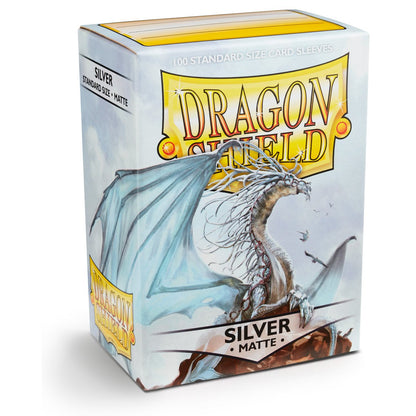 UNIT Dragon Shield Matte Silver 100 Gaming Accessory by Arcane Tinmen 3