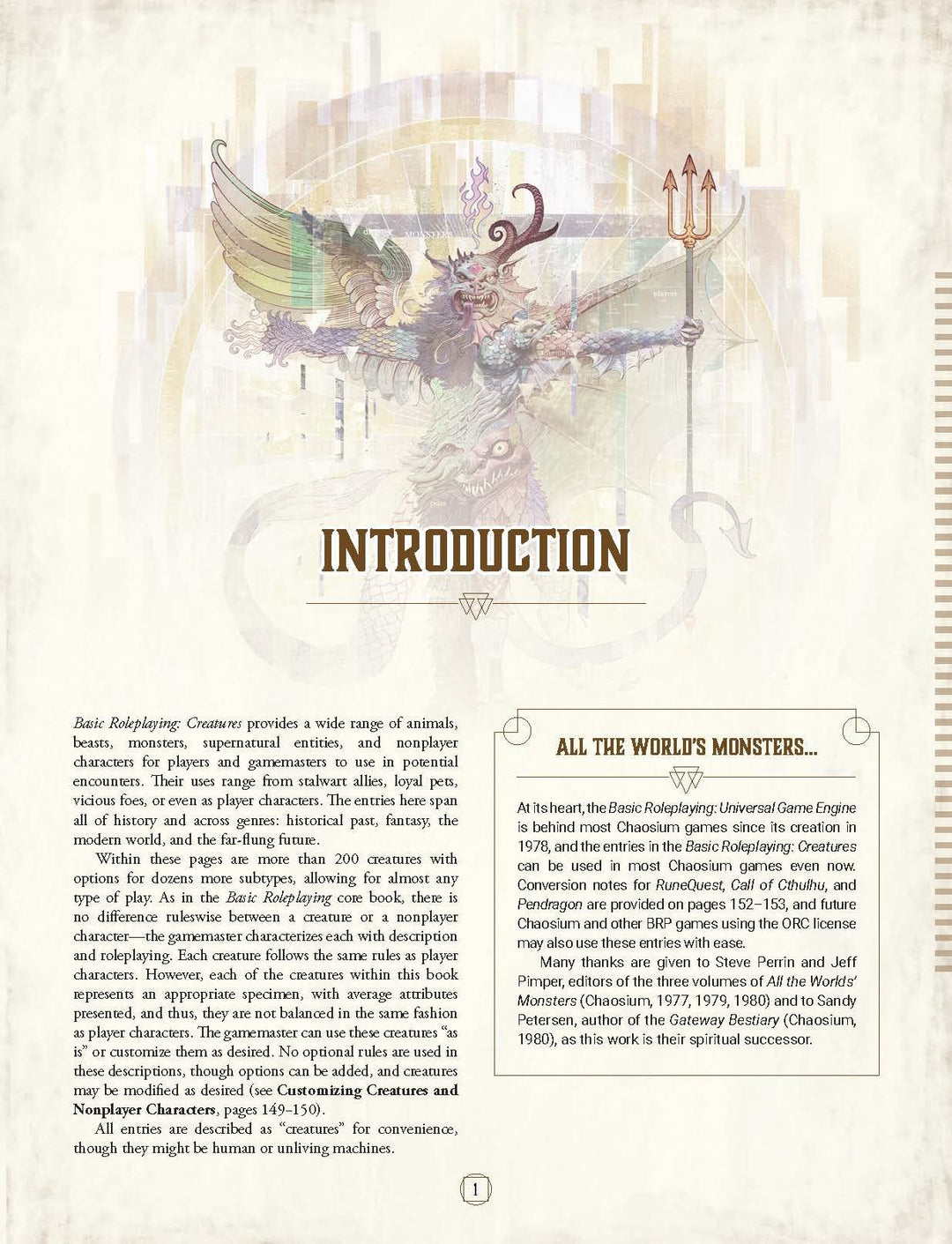 Basic Roleplaying: Creatures 3