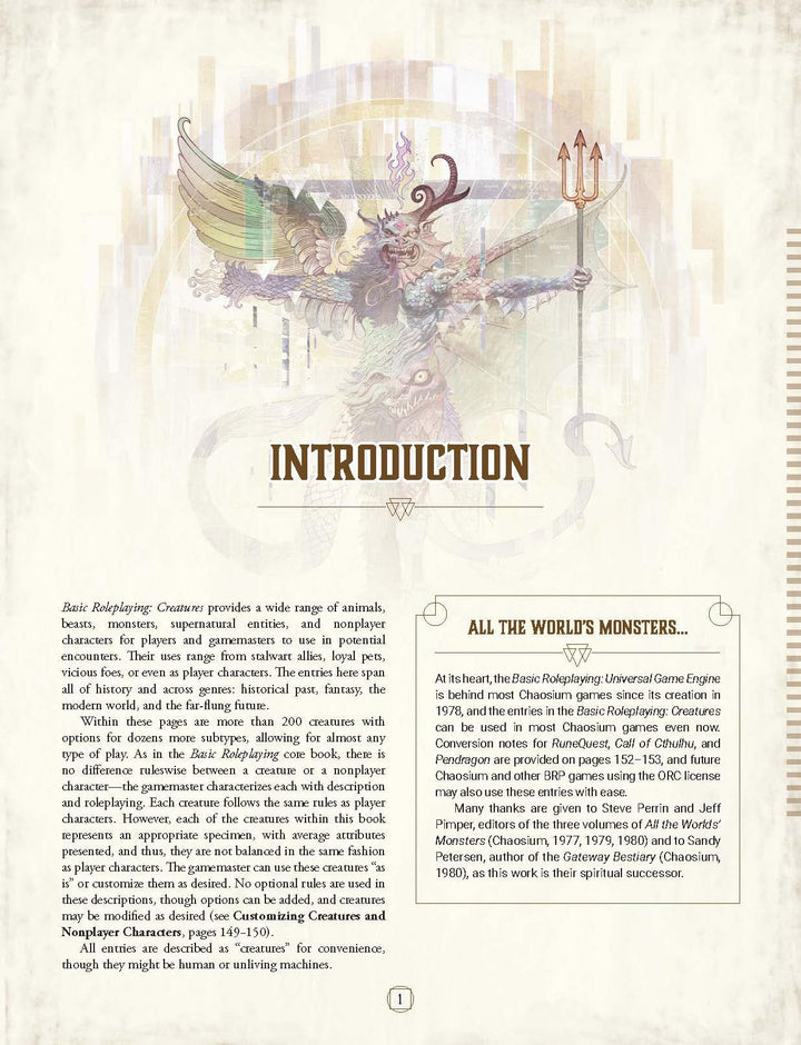 Basic Roleplaying: Creatures 3