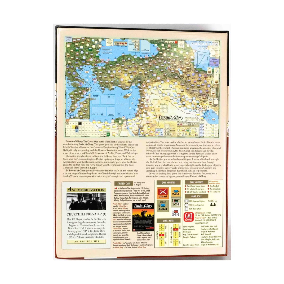 GMT Games: Pursuit of Glory - The Great War in The Near East 2