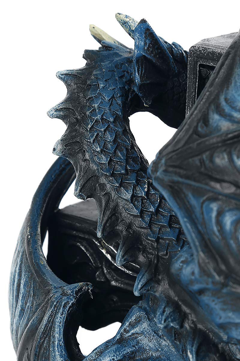 Draco Clock by Anne Stokes 17.8cm