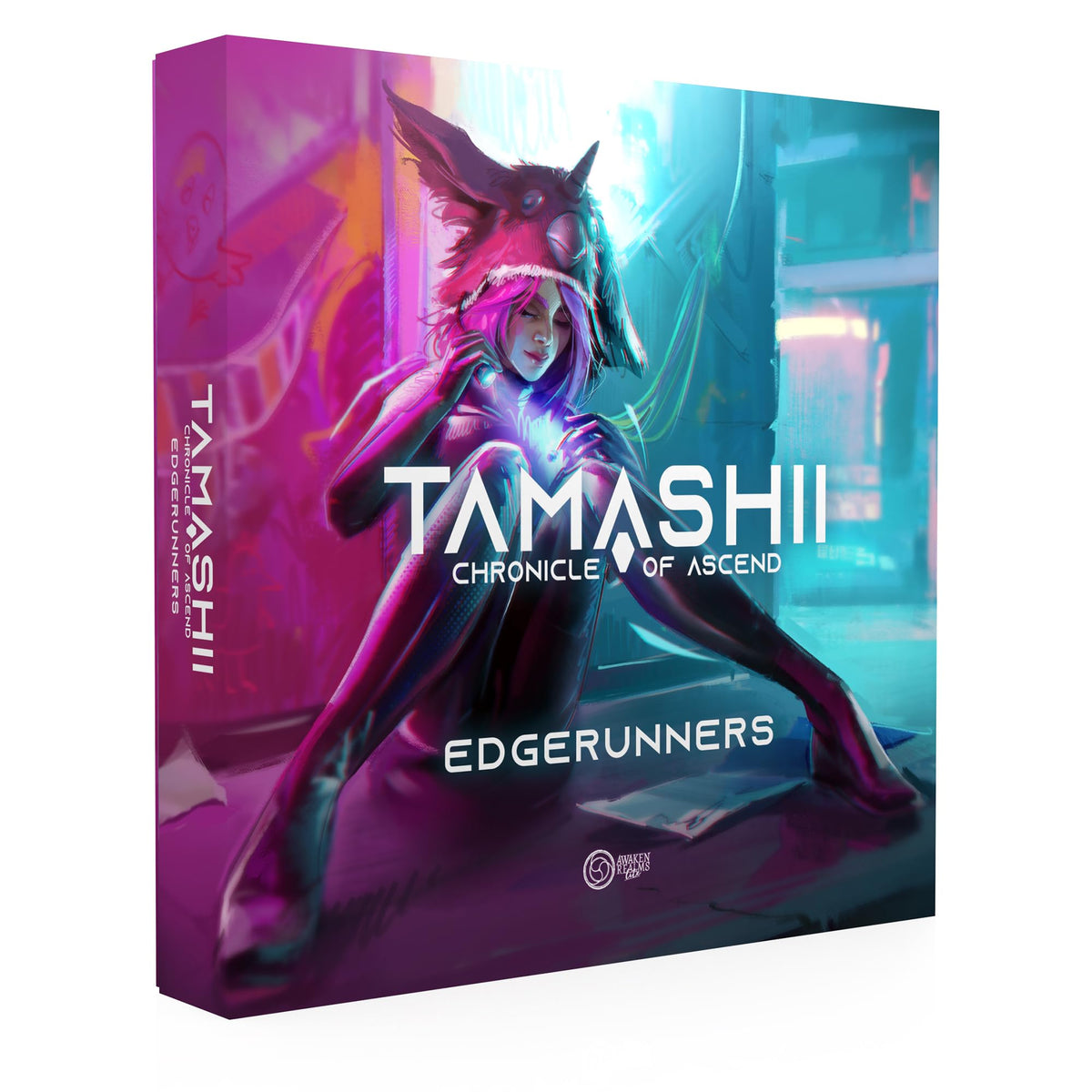 Awaken Realms Tamashii: Chronicle of Ascend Edgerunners Miniatures - Exquisite Fantasy Figures for Tabletop Gaming, Sci-Fi Strategy Game, Ages 14+, 1-4 Players, 45-90 Min Playtime, Made 2
