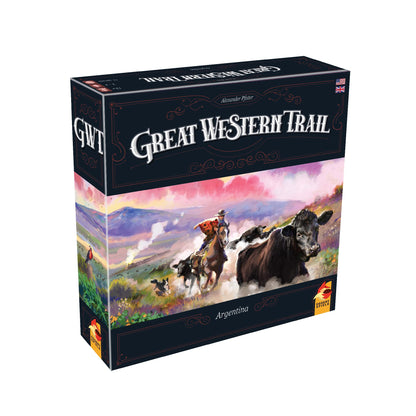 Great Western Trail 2nd Edition Argentina Board Game - Cattle Ranching Adventure in The Pampas! Strategy Game for Kids & Adults, Ages 12+, 1-4 Players, 75-150 Min Playtime Made by Eggertspiele 1