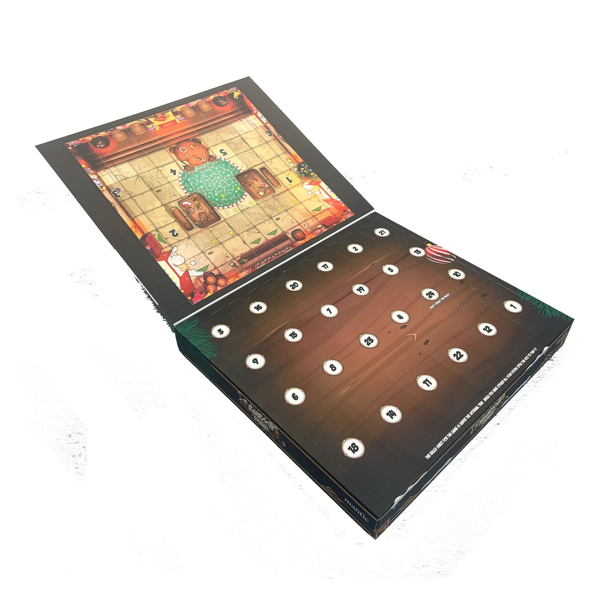 Barroom Brawl - Fantasy Tavern Mayhem Game, 24-Day Calendar with Pre-Assembled Miniatures & Scenery, Perfect Family Game with Daily Surprises Until Christmas, Made by Mantic Games 3
